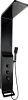 Душевая панель Ceruttispa SELLA B CT8989 из нержавеющей стали, черный