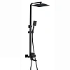 Душевая система Ceruttispa RUFINO MB CT12110 из нержавеющей стали, черный матовый Душевая система Ceruttispa RUFINO MB CT12110 из нержавеющей стали, черный матовый
