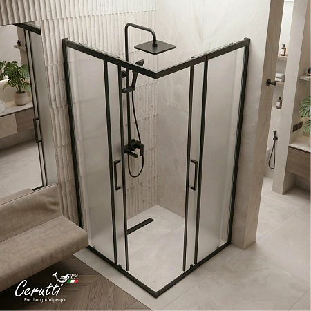 Душевой уголок Ceruttispa ADELINA B-90-100 90-100x90-100х195 Душевой уголок Ceruttispa ADELINA B-90-100 90-100x90-100х195