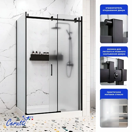 Душевой уголок Ceruttispa CEZA’S120BF R 120x90x195 Душевой уголок Ceruttispa CEZA’S120BF R 120x90x195