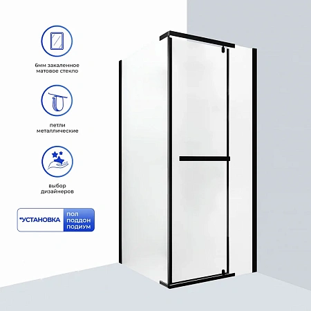 Душевой уголок Ceruttispa MIMI ZQ91BF 90x90x195 Душевой уголок Ceruttispa MIMI ZQ91BF 90x90x195