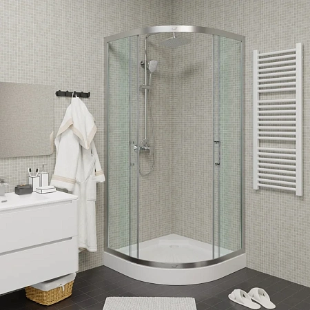 Душевой уголок Ceruttispa VIVA90 N 90x90x195 Душевой уголок Ceruttispa VIVA90 N 90x90x195