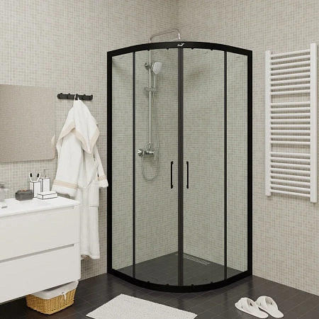 Душевой уголок Ceruttispa VIVA90B N 90x90x195 Душевой уголок Ceruttispa VIVA90B N 90x90x195
