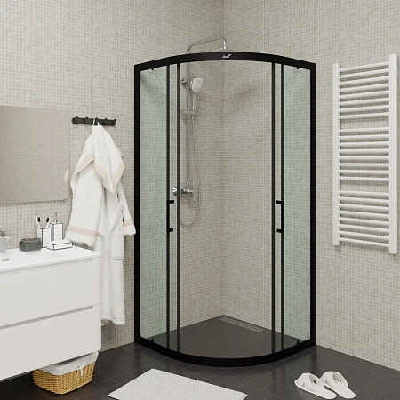 Душевой уголок Ceruttispa VIVA90B N 90x90x195 Душевой уголок Ceruttispa VIVA90B N 90x90x195