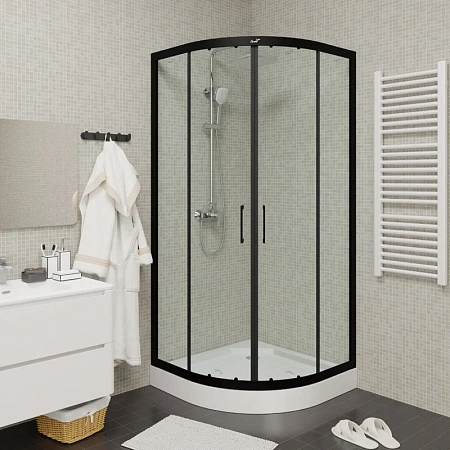 Душевой уголок Ceruttispa VIVA90B N 90x90x195 Душевой уголок Ceruttispa VIVA90B N 90x90x195
