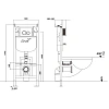 Инсталляция для унитаза Ceruttispa CT10783 Инсталляция для унитаза Ceruttispa CT10783