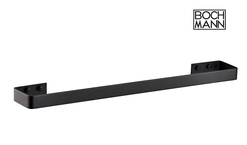 Полотенцедержатель BOCH MANN BM10670 CR-D01-02MB 590х30х75 из нержавеющей стали черный — Изображение 1