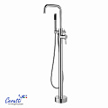 Смеситель для ванны Ceruttispa AFRA CT12115 напольный, из нержавеющей стали, хром Смеситель для ванны Ceruttispa AFRA CT12115 напольный, из нержавеющей стали, хром