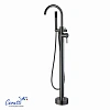 Смеситель для ванны Ceruttispa TOBIA GG CT12113 напольный, из нержавеющей стали, графит