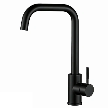 Смеситель для кухни Ceruttispa DUILIO B CT12104 из нержавеющей стали, черный матовый