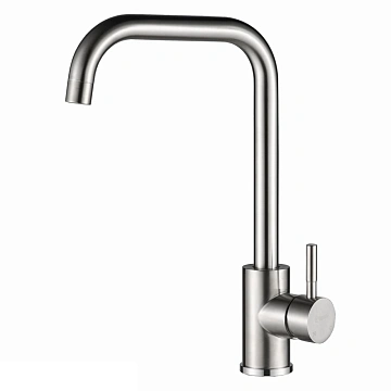 Смеситель для кухни Ceruttispa DUILIO BN CT10102 из нержавеющей стали, матовый никель