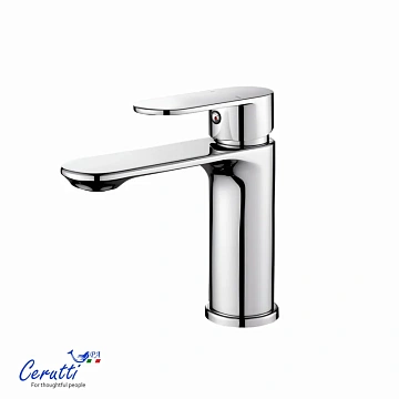 Смеситель для раковины Ceruttispa CLELIA CT12059 из нержавеющей стали, хром