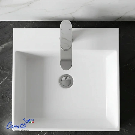 Смеситель для раковины Ceruttispa CLELIA CT12059 из нержавеющей стали, хром Смеситель для раковины Ceruttispa CLELIA CT12059 из нержавеющей стали, хром