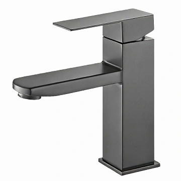 Смеситель для раковины Ceruttispa CLELIA GR CT12060 из нержавеющей стали, серый матовый