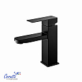 Смеситель для раковины Ceruttispa CLELIA MB CT12061 из нержавеющей стали, черный матовый Смеситель для раковины Ceruttispa CLELIA MB CT12061 из нержавеющей стали, черный матовый