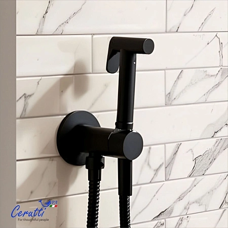 Картинка анонса товара «гигиенический душ ceruttispa braies shb ct12120 из латуни с шлангом 120 см, черный матовый» Картинка анонса товара «гигиенический душ ceruttispa braies shb ct12120 из латуни с шлангом 120 см, черный матовый»