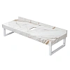 Столешница Ceruttispa CHIKA 100CG 1000х470х120 CT12304 мрамор калакатта золотой с белыми полотенцедержателями