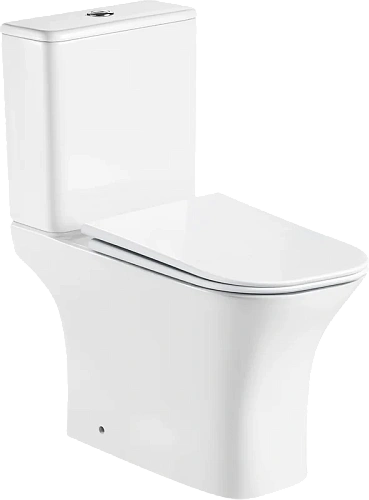 Унитаз напольный Ceruttispa VETTORE CT7192 безободковый 650x340x770 Унитаз напольный Ceruttispa VETTORE CT7192 безободковый 650x340x770