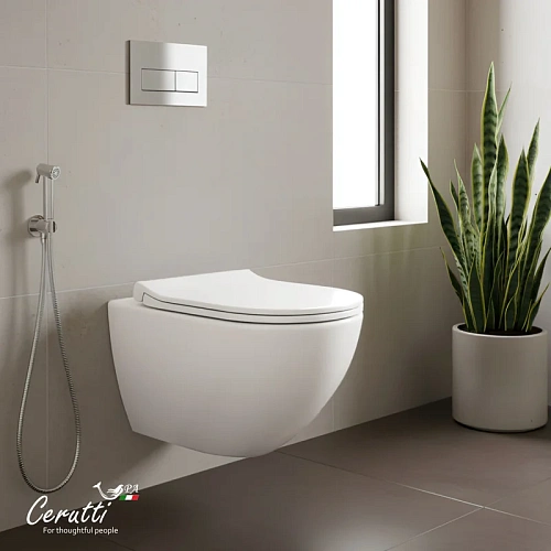 Унитаз подвесной Ceruttispa AMICI Aria Tornado CT11388 безободковый 490х335х340 Унитаз подвесной Ceruttispa AMICI Aria Tornado CT11388 безободковый 490х335х340