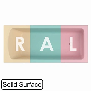 Ванна из искусственного камня WHITECROSS Coin 170x75 0224.170075.2XXXX RAL матовый