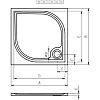 Душевой поддон Riho Kolping DB21 90x90 DB2100500000000 белый c сифоном Душевой поддон Riho Kolping DB21 90x90 DB2100500000000 белый c сифоном