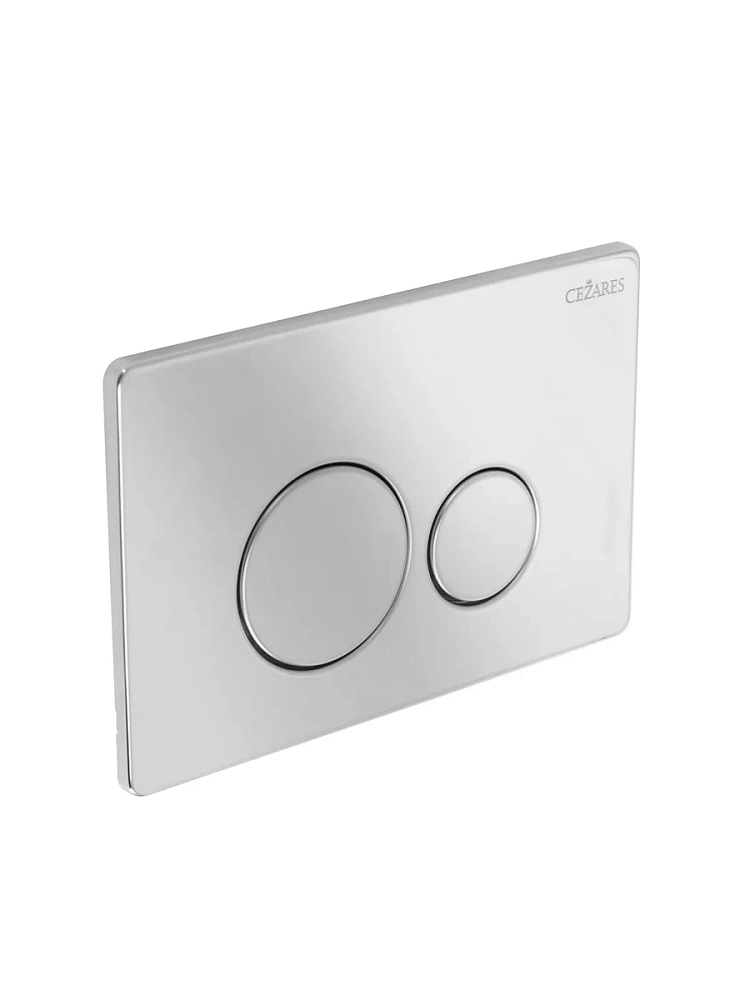 Клавиша смыва CEZARES RELAX 2 CZR-310R-01-AF нержавеющая сталь, хром, с покрытием анти-отпечаток — Изображение 2
