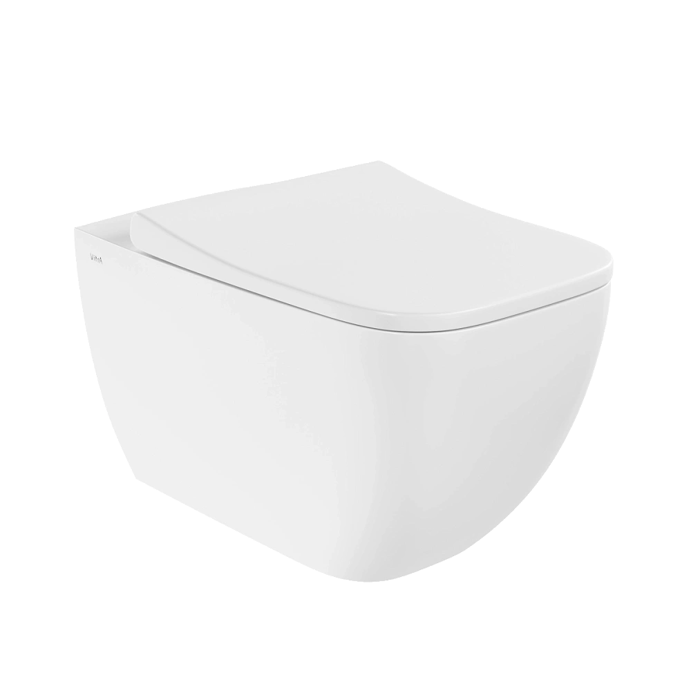 Комплект унитаза VitrA Shift 9855B003-7207 3 в 1 с инсталляцией, сиденьем микролифт, безободковый — Изображение 2