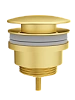 Донный клапан VitrA Origin Classic A4514925 с переливом, брашированное золото