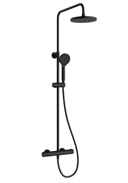 Душевая система VitrA Joy (Джой) A4729836EXP с термостатом, матовая черная
