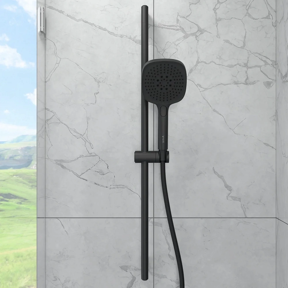Душевая стойка VitrA Core Square A4591736EXP матовая черная — Изображение 4
