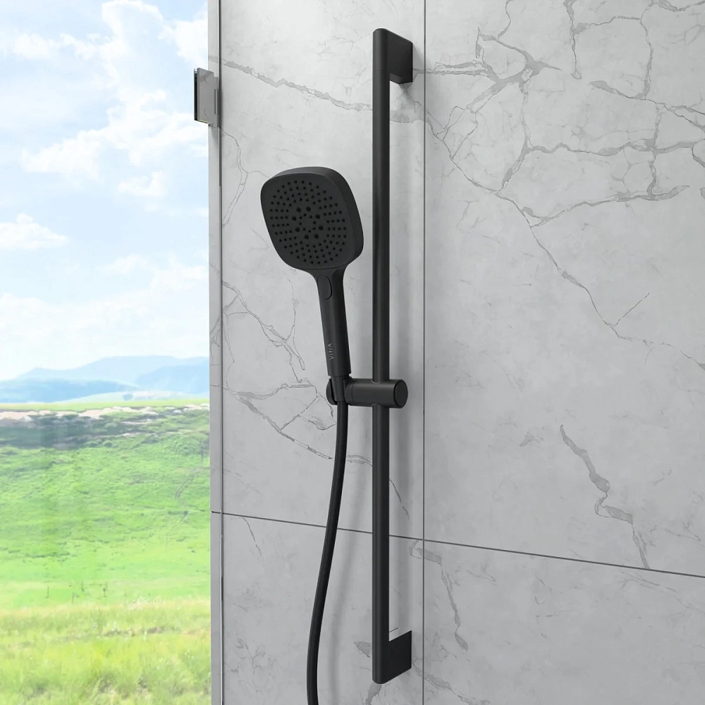 Душевая стойка VitrA Core Square A4591736EXP матовая черная — Изображение 5