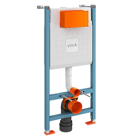 Инсталляция для унитаза VitrA V-Fix Core 800-1874 с кнопкой матовой черной Инсталляция для унитаза VitrA V-Fix Core 800-1874 с кнопкой матовой черной