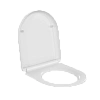 Крышка-сиденье VitrA Liquid 137-003-009 белая, дюропласт, с микролифтом Крышка-сиденье VitrA Liquid 137-003-009 белая, дюропласт, с микролифтом