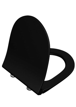 Крышка-сиденье VitrA Sento 120-483-009 матовое черная, дюропласт, с микролифтом
