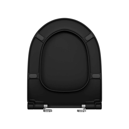 Крышка-сиденье VitrA Sento 120-483-009 матовое черная, дюропласт, с микролифтом Крышка-сиденье VitrA Sento 120-483-009 матовое черная, дюропласт, с микролифтом