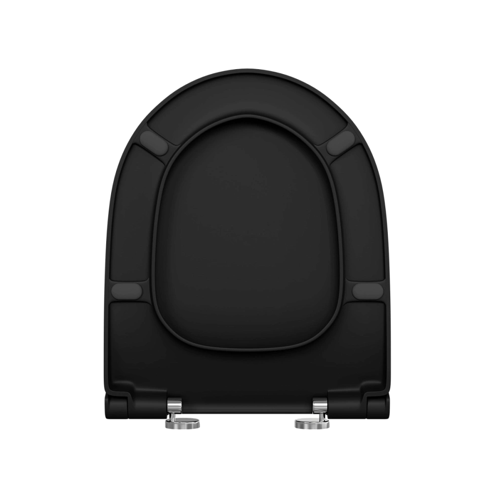 Крышка-сиденье VitrA Sento 120-483-009 матовое черная, дюропласт, с микролифтом — Изображение 2