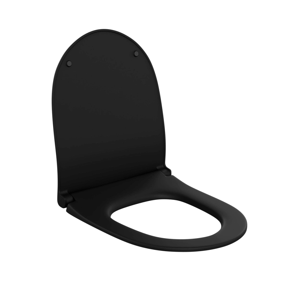 Крышка-сиденье VitrA Sento 120-483-009 матовое черная, дюропласт, с микролифтом — Изображение 3