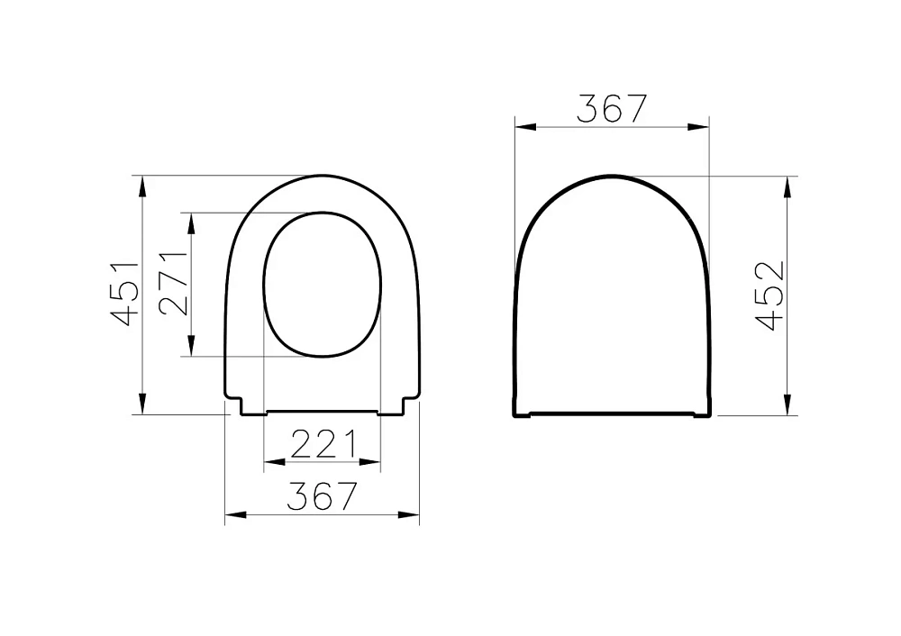 Крышка-сиденье VitrA Nest 220-003R409 белая, дюропласт, с микролифтом, быстросъемная — Изображение 4