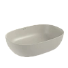 Раковина VitrA Outline Recycled 7995B066-0016 60 x 41 см накладная, матовая бежевая, антибактериальное покрытие Hygiene