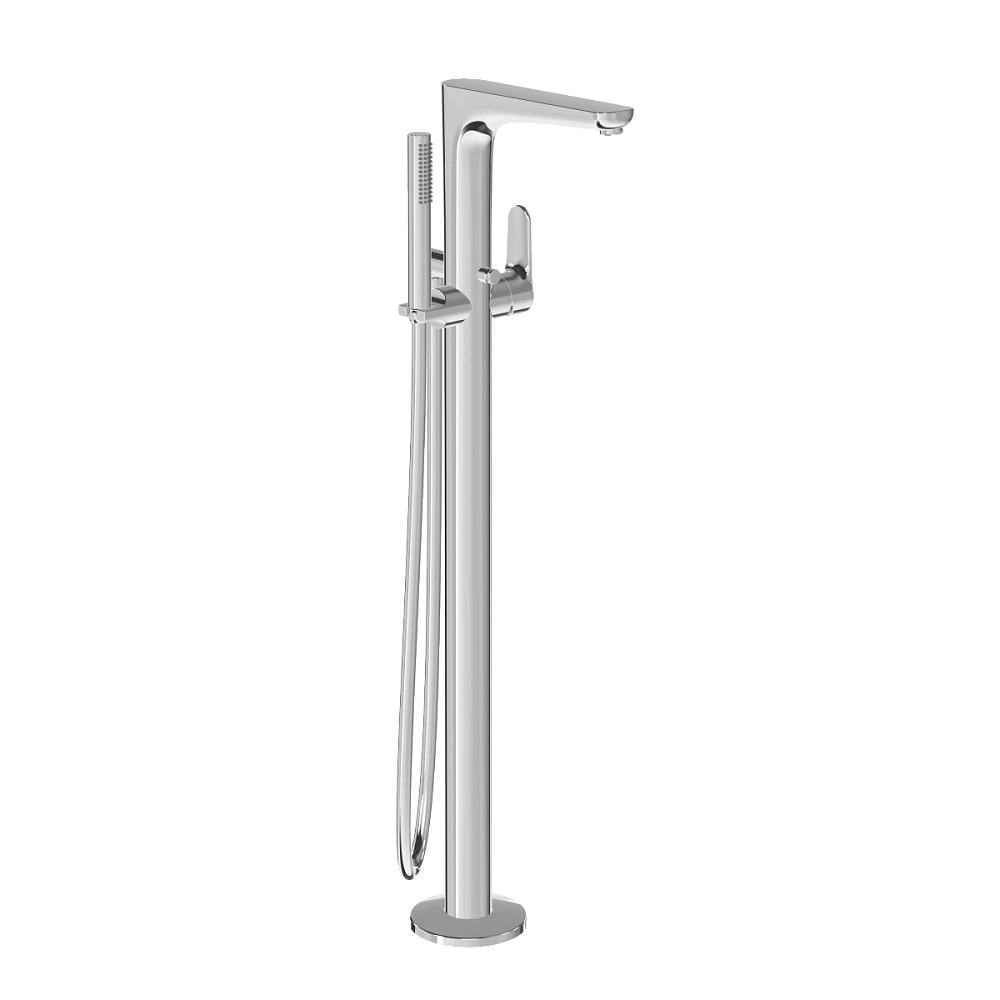 Смеситель для ванны VitrA Root Round A42741EXP напольный, хром — Изображение 1