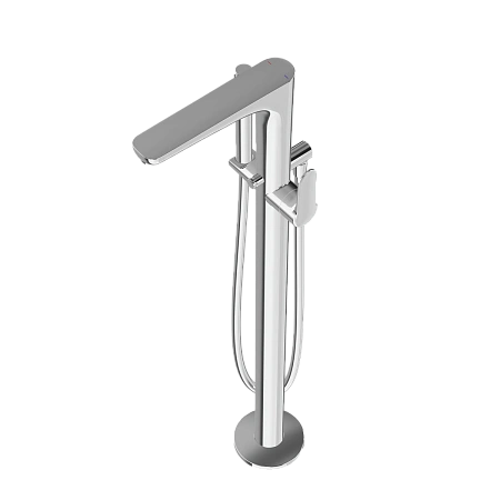 Смеситель для ванны VitrA Root Round A42741EXP напольный, хром Смеситель для ванны VitrA Root Round A42741EXP напольный, хром