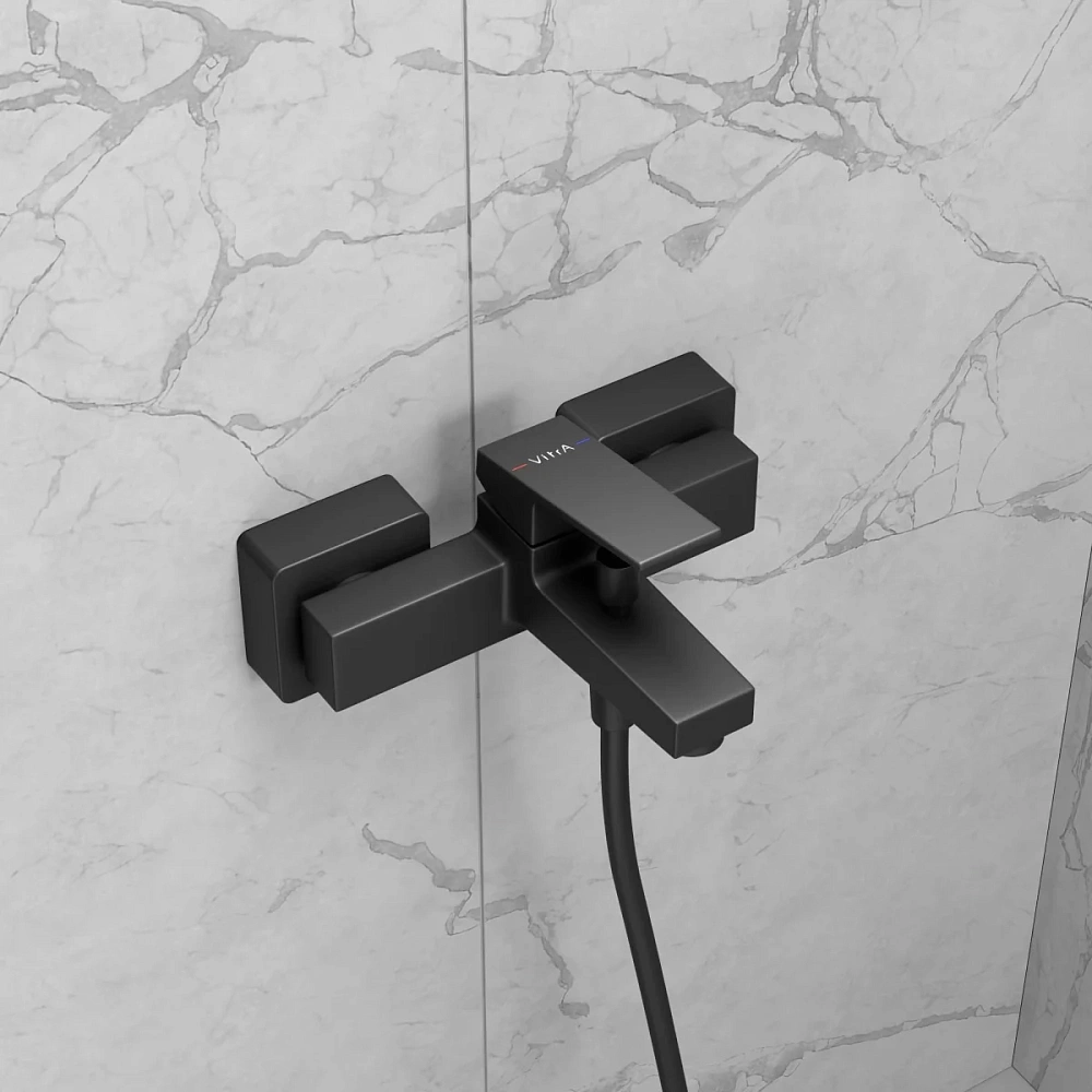 Смеситель для ванны VitrA Minimax Square A4352036EXP матовый черный — Изображение 6