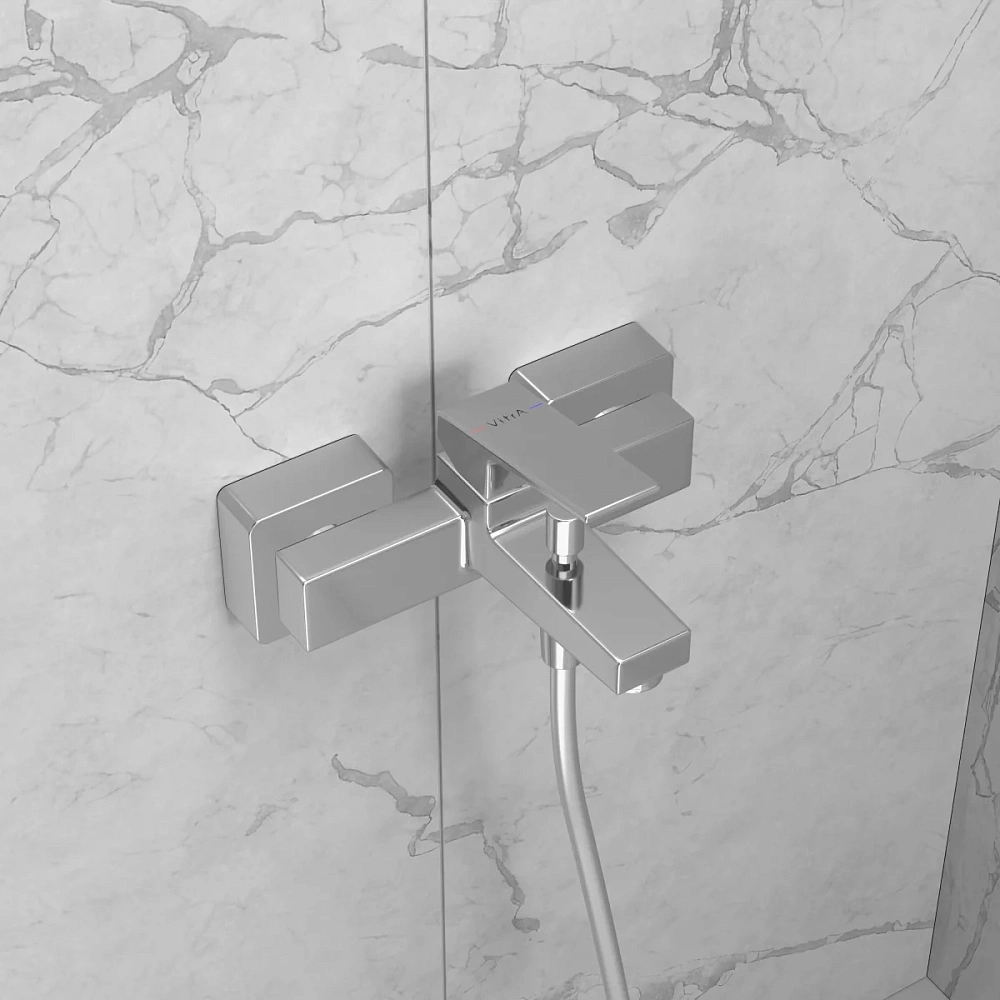 Смеситель для ванны VitrA Minimax Square A43520EXP хром — Изображение 6