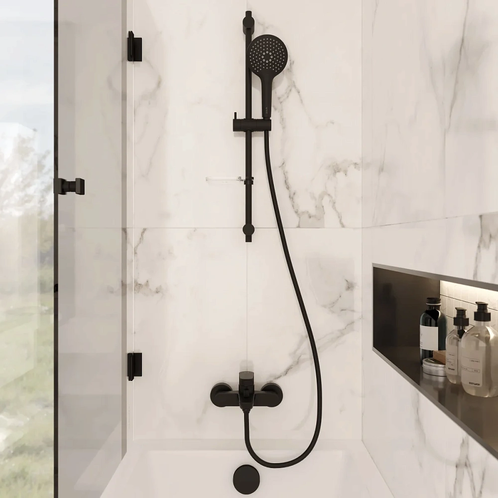 Смеситель для ванны VitrA Flow Soft A4294636EXP матовый черный — Изображение 6