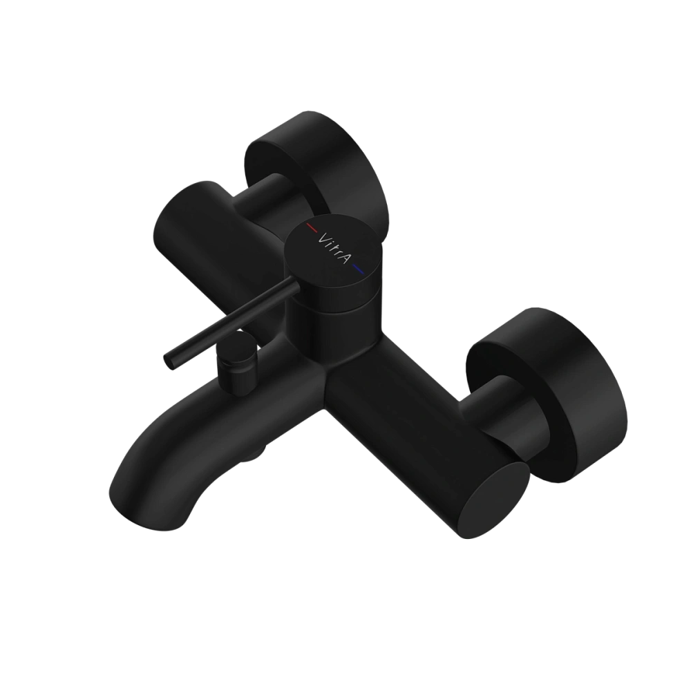 Смеситель для ванны VitrA Minimax Round A4354836EXP матовый черный — Изображение 2