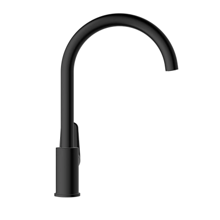 Смеситель для кухни VitrA Flow Soft A4341936EXP с поворотным изливом, матовый черный Смеситель для кухни VitrA Flow Soft A4341936EXP с поворотным изливом, матовый черный