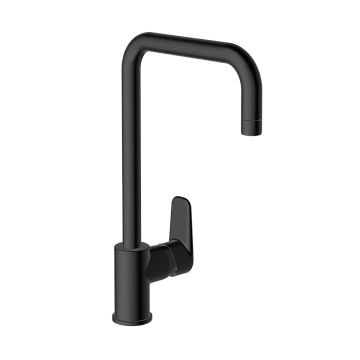 Смеситель для кухни VitrA Flow Soft A4342636EXP с поворотным изливом, матовый черный