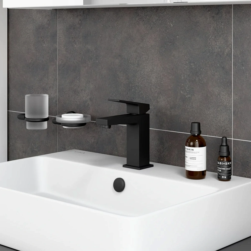 Смеситель для раковины VitrA Minimax Square A4372036EXP матовый черный — Изображение 6