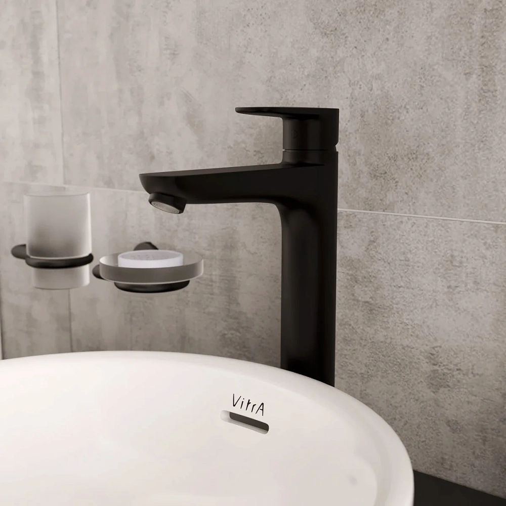 Смеситель для раковины VitrA Flow Soft A4301036EXP матовый черный — Изображение 6