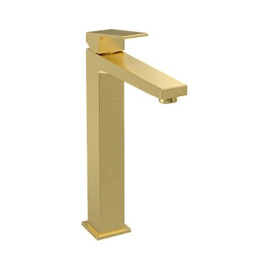 Смеситель для раковины VitrA Minimax Square A4372425EXP брашированное золото